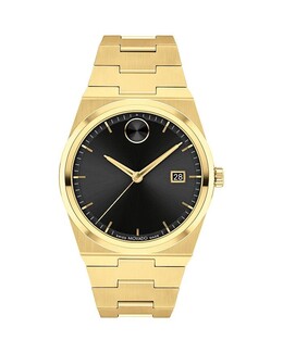 Часы Movado Quest, 40 мм, черный 5084526 | black/gold