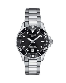Часы Seastar 1000, 36 мм Tissot, цвет Black 4707057 | black/silver