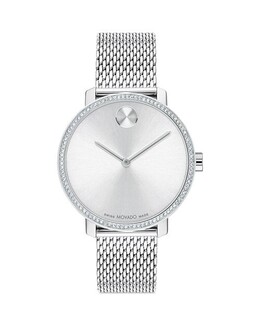 Часы BOLD с мерцающим эффектом, 34 мм Movado, цвет Silver 4933602 | silver