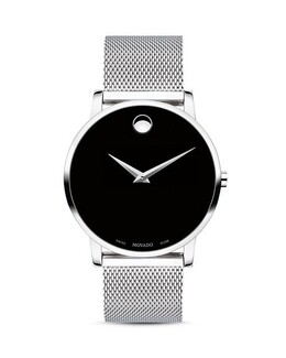 Основные часы, 40 мм Movado, цвет Silver 2977654 | black/silver
