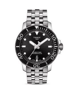 Часы Seastar, 43 мм Tissot, цвет Silver 3005949 | black/silver