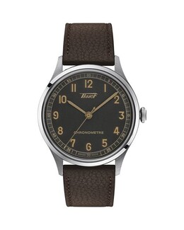 Часы с телеметром, 39 мм Tissot, цвет Black 4858394 | black/brown