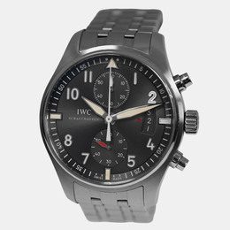 IWC Spitfire Pilot Chronograph IW387804 Automatic Black Stainless Steel Men's Wristwatch 43 mm 1234779