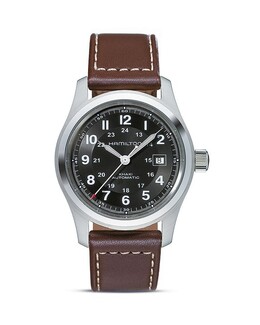 Автоматические часы Hamilton Khaki Field, 42 мм, коричневый 1377434 | black/brown