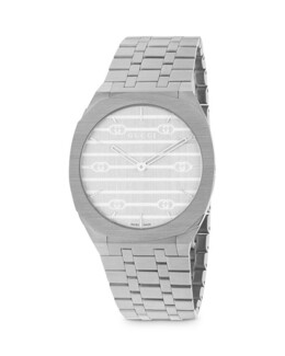 Часы Gucci 25H, 34 мм, серебряный 4127506 | silver