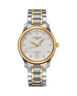 Часы Master Collection, 38,5 мм Longines, цвет Silver/Gold 1407332 | silver/gold