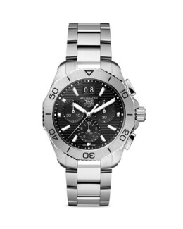 Aquaracer Professional 200 Date хронограф, 40 мм Tag Heuer, цвет Black 4698309 | black/silver