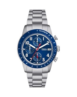 Часы Fossil Sport Tourer, 42 мм, синий 5014694 | blue/silver