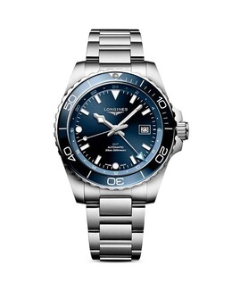 Часы Longines HydroConquest GMT, 43 мм, синий 5267196 | blue/silver