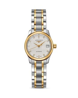 Часы Master Collection, 26 мм Longines, цвет Silver/Gold 1407329 | silver/gold