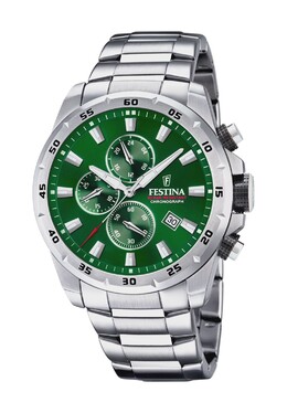 Мужской хронограф Festina, серебро 8430622748059 | silber