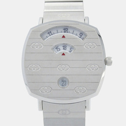 Gucci Grip YA157401 Quartz White Stainless Steel Women's Wristwatch 35 mm 1226539