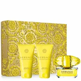 Подарочный набор Versace YELLOW DIAMOND (50мл туалетная вода + 50мл лосьон для тела + 50мл гель для душа) 4341018838