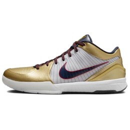 Кроссовки Nike Kobe 4 Protro Gold Medal 2024, белый fq3544-100 | white/metallic gold/black