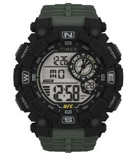 Мужские часы UFC Quartz Redemption со смолой, зеленые, 50 мм Timex 15960530 | green