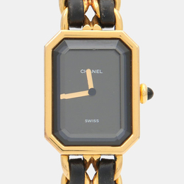 Chanel Premiere Quartz Gold Plated Stainless Steel Women's Watch 1219373