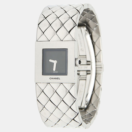 Chanel Matelasse Quartz Stainless Steel Women's Wristwatch 19 mm 1217220