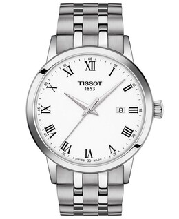 Мужские часы Swiss Classic Dream с браслетом из нержавеющей стали, 42 мм Tissot 11717368 | white
