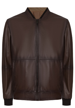 CORNELIANI: Кожаная куртка 