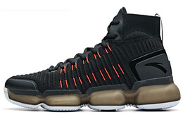 Баскетбольные кроссовки мужские высокие черные/гоночные красные Anta 91831190-4