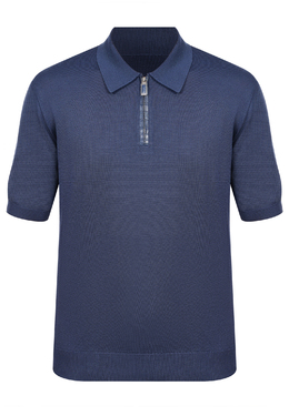 STEFANO RICCI: Синее поло 