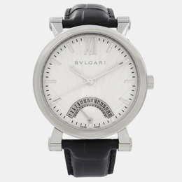 Bulgari Sotirio Retrograde SB42SDR Automatic Men's Watch - White Dial