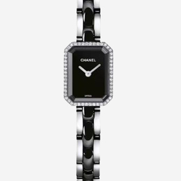 Chanel Black Diamond Stainless Steel Premiere H2163 Quartz Women's Watch 15 mm
