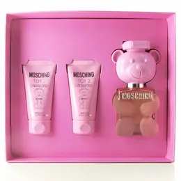 Туалетная вода Moschino Toy 2 Bubble Gum set (edt 50 + sh/g 50 + b/l 50) (50 мл + 50 мл молочко для тела + 50 мл гель для душа) 103262940526