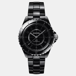 Chanel Black Ceramic J12 H6185 Automatic Men's Watch 38 mm