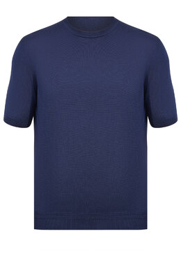 STEFANO RICCI: Синяя футболка 