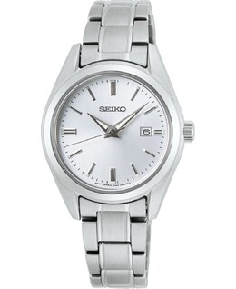 Женские часы Essentials из нержавеющей стали с браслетом 29,8 мм Seiko, серебро 10536645 | silver