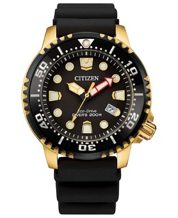 Мужские часы Eco-Drive Promaster Diver с черным ремешком, 44 мм Citizen 12554402 | black