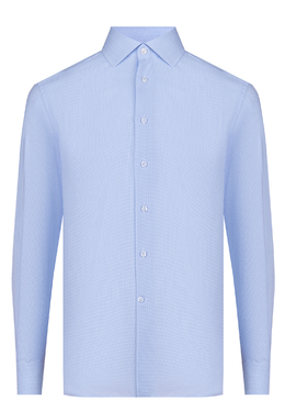 CORNELIANI: Синяя рубашка 