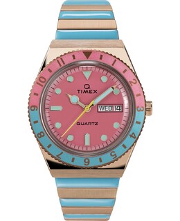 Женские двухцветные часы-браслет Q Reissue, 36 мм Timex 12478191 | two-tone
