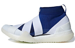 Кроссовки для бега Pure Boost Series женские с низким верхом, белые/королевские синие Adidas da8963