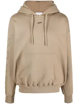 Off-White: Хлопковая толстовка 