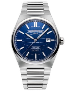 Мужские швейцарские автоматические часы COSC Highlife с браслетом из нержавеющей стали, 41 мм Frederique Constant 14416735 | silver-tone