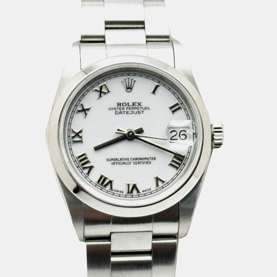 Rolex Datejust 68240 Automatic White Dial Stainless Steel Men's Watch 1221284 (white, arb25818)