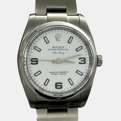 Rolex Air-King Watch Model 1221232 (white, arb25859)