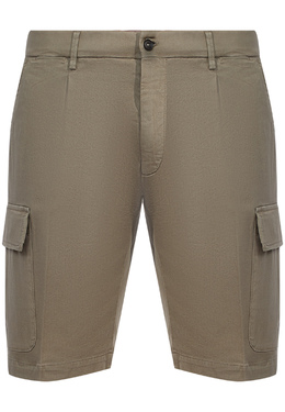 CORNELIANI: Зелёные шорты 