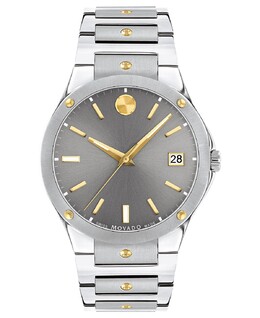 Мужские швейцарские часы SE с браслетом из золота и нержавеющей стали, 41 мм Movado 11443962 | two tone