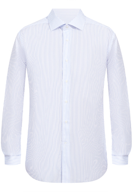 CORNELIANI: Синяя рубашка 