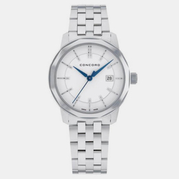 Concord Silver Stainless Steel Bennington 0320403 Quartz Women's Wristwatch 31 mm 1152877