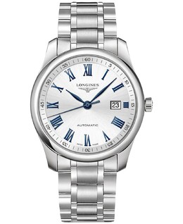 Мужские швейцарские автоматические часы Master с браслетом из нержавеющей стали, 40 мм Longines 14561748 | no color