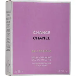 Chanel женская туалетная вода Chance Eau Fraiche Twist And Spray Refill, Франция, 3 x 20 мл 894513887