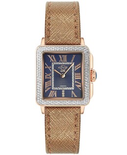 Женские часы Padova со швейцарскими кварцевыми коричневыми кожаными часами 30 мм Gevril, коричневый 16393095 | brown