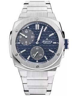 Мужские швейцарские автоматические часы Alpiner Extreme Regulator с браслетом из нержавеющей стали, 41 мм Alpina, серебро 16652750 | silver-tone