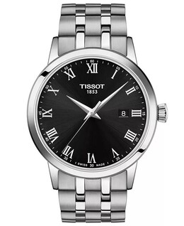 Мужские часы Swiss Classic Dream с браслетом из нержавеющей стали, 42 мм Tissot, черный 11717369 | black