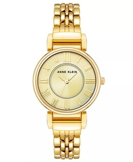 Женские кварцевые часы-браслет из золотистого сплава, 30 мм Anne Klein, золото 18407106 | gold-tone