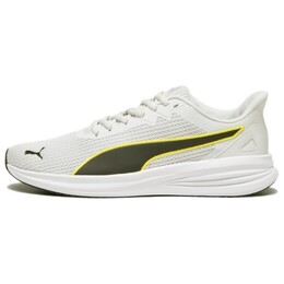 Кроссовки для бега Transport Running Shoes Unisex Low Top серого, черного, ярко-желтого цвета. Puma 377030-11 | grey, black, bright yellow.